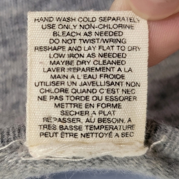 Anthropologie Moth gray zip up cinched waist lightweight sweater small - Picture 11 of 16